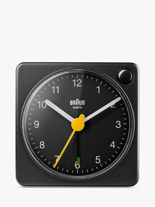 Braun Travel Alarm Clock - Black