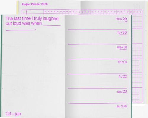 Day One to One Day 2026 planner
