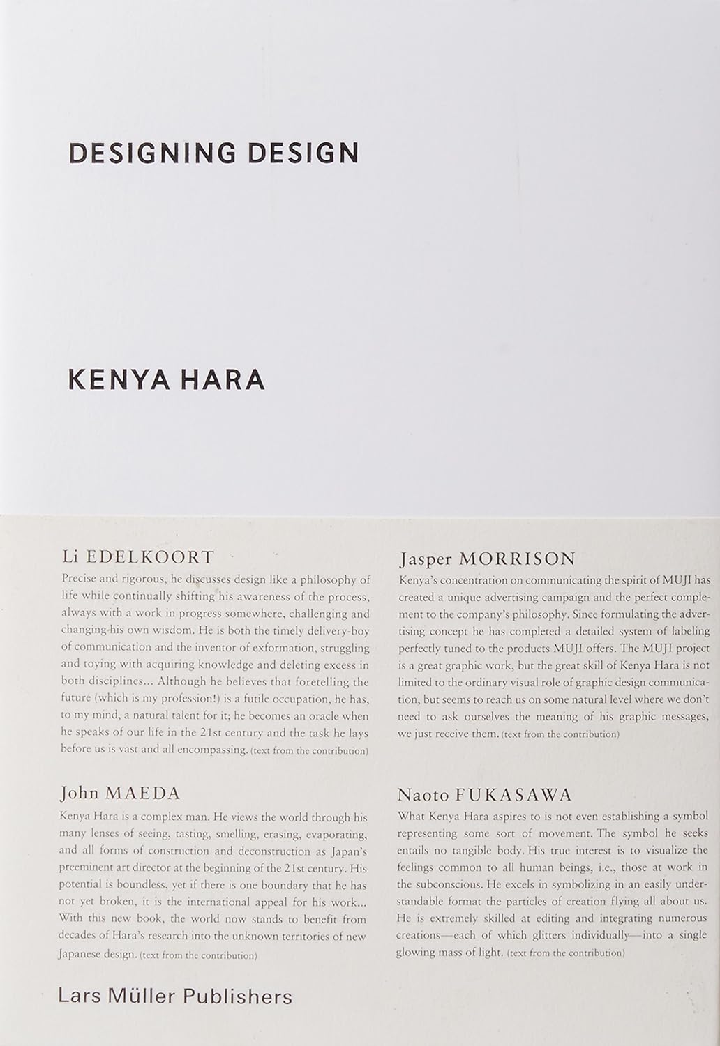 Designing Design, Kenya Hara