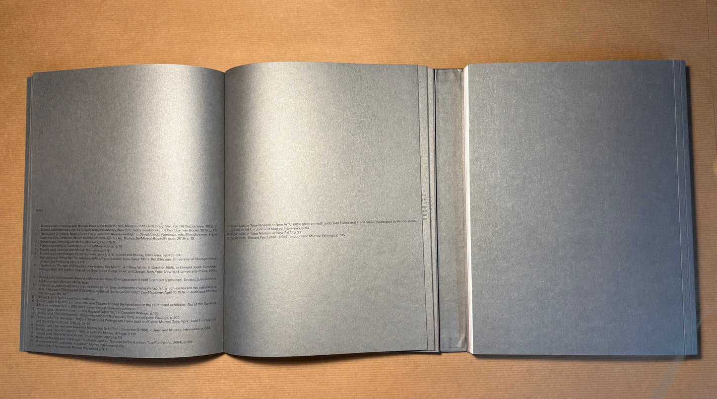 Donald Judd 1957-1963: Painting and Objects - Gagosian Catalogue