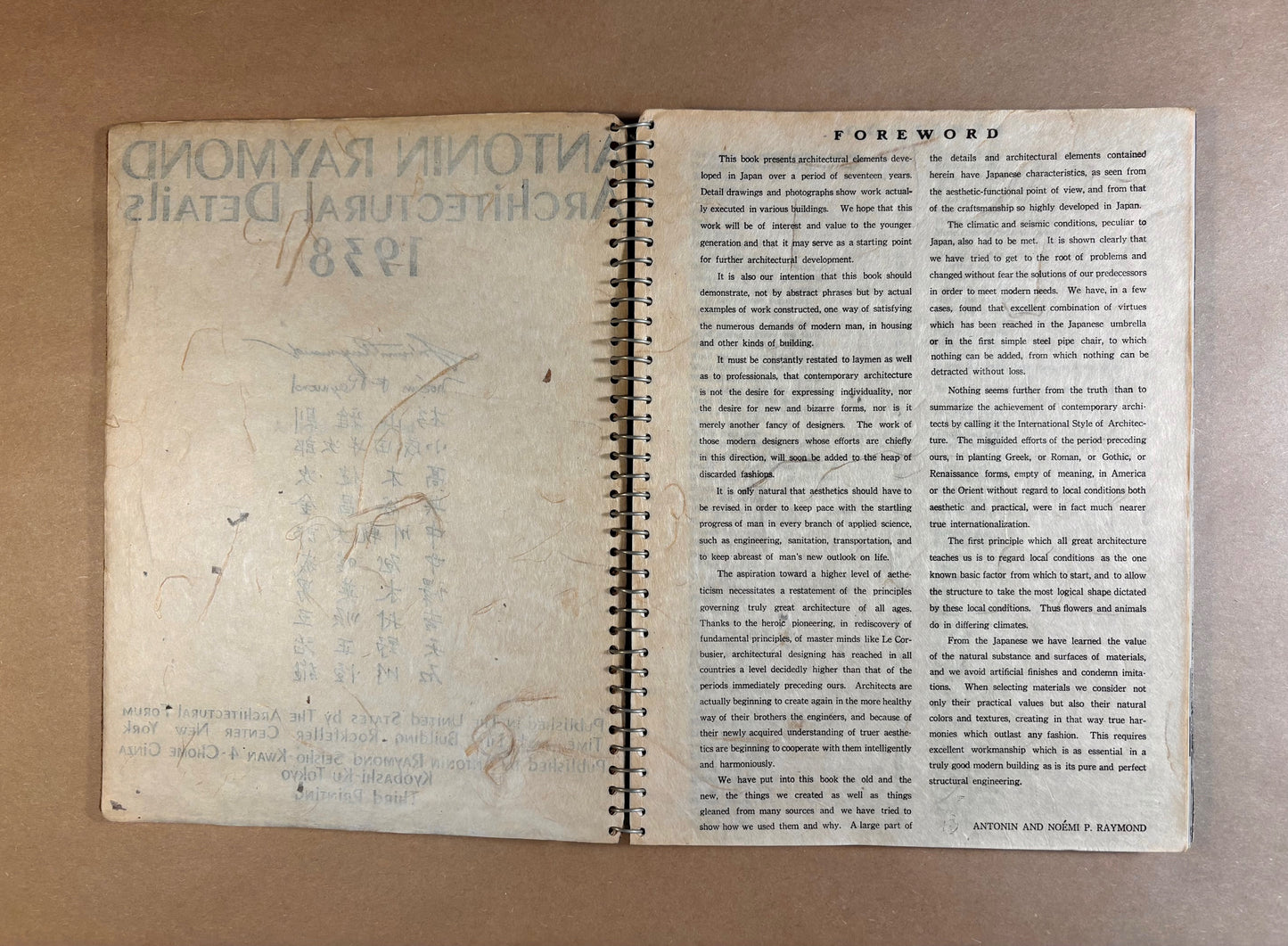 Antonin Raymond - Architectural Details