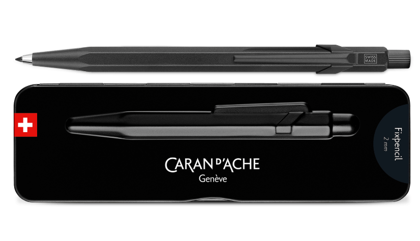 Caran D'Ache Black Code FixPencil 2 MM Smooth Tip, Special edition