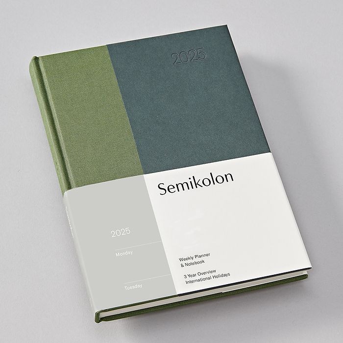 Semikolon 2025 Weekly Planner - Botanic