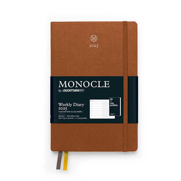 Monocle by Leuchtturm1917 2025 Weekly Planner + Notes - Brown