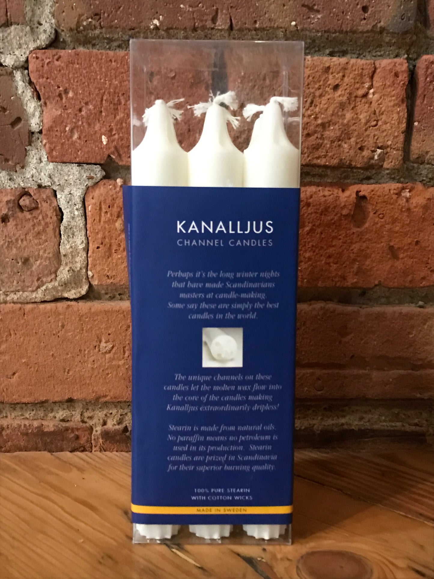 Swedish Kanalljus Channel Candles (4 Count)