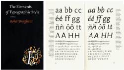 The Elements of Typographic Style 4th Ed.