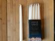 Swedish Taper Candles (8 count, 10 inch) White