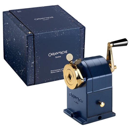 Caran d'Ache Sharpener, Cosmic Blue – Special Edition