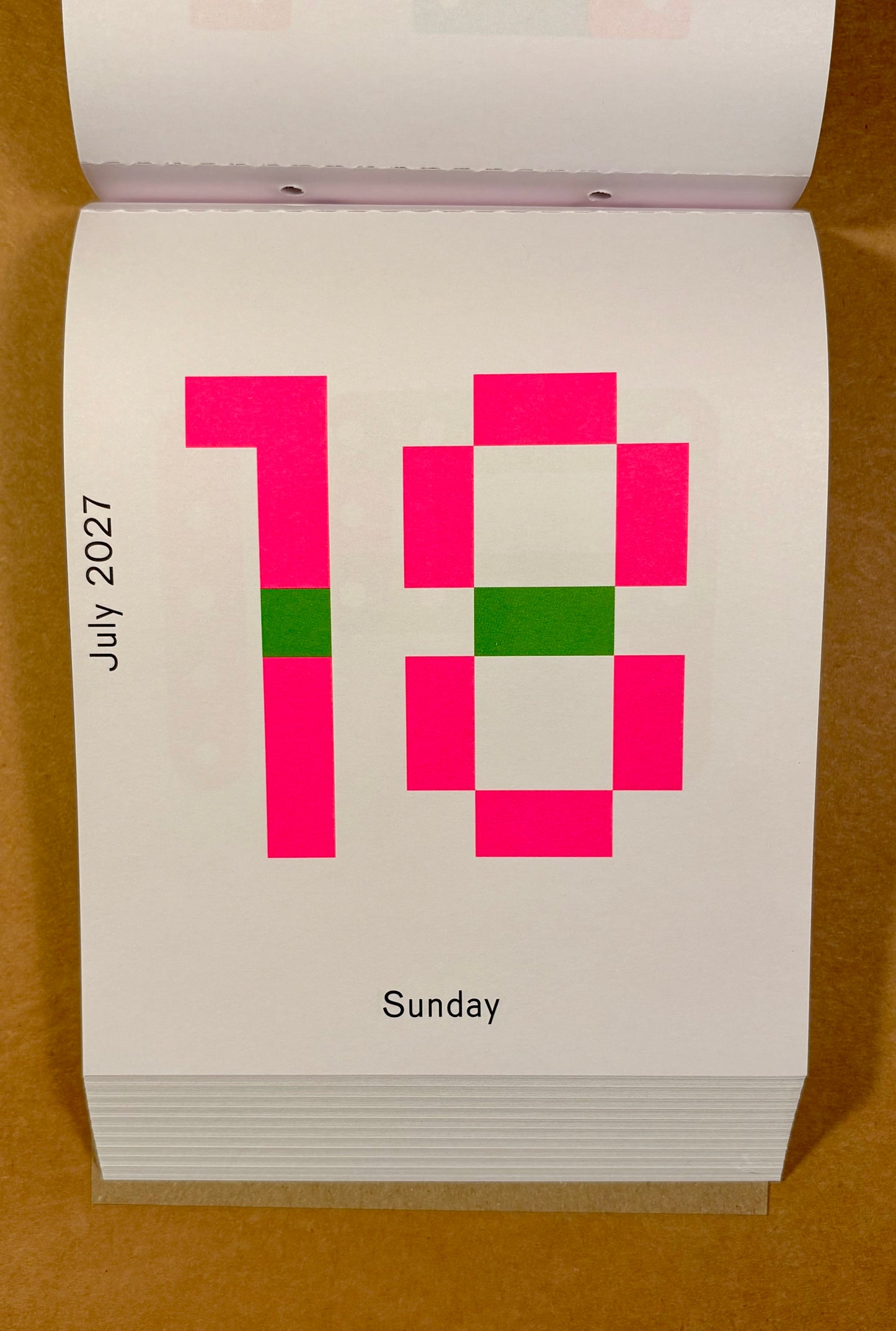 Karel Martens: Every Day is a New Day 2027 Graphic Calendar