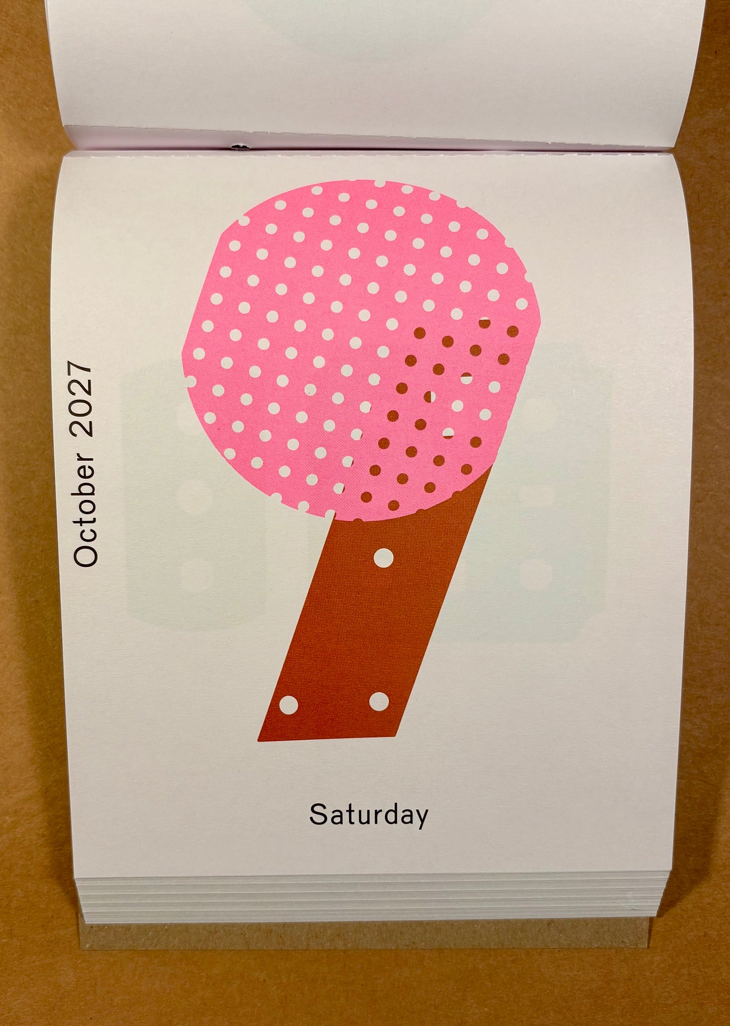 Karel Martens: Every Day is a New Day 2027 Graphic Calendar
