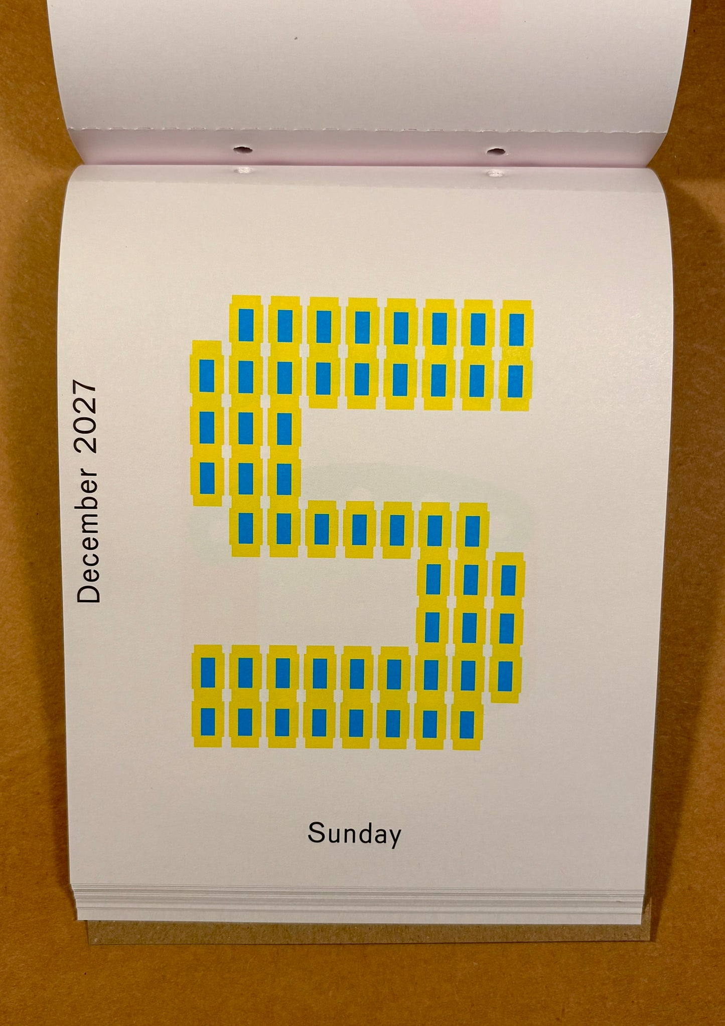 Karel Martens: Every Day is a New Day 2027 Graphic Calendar