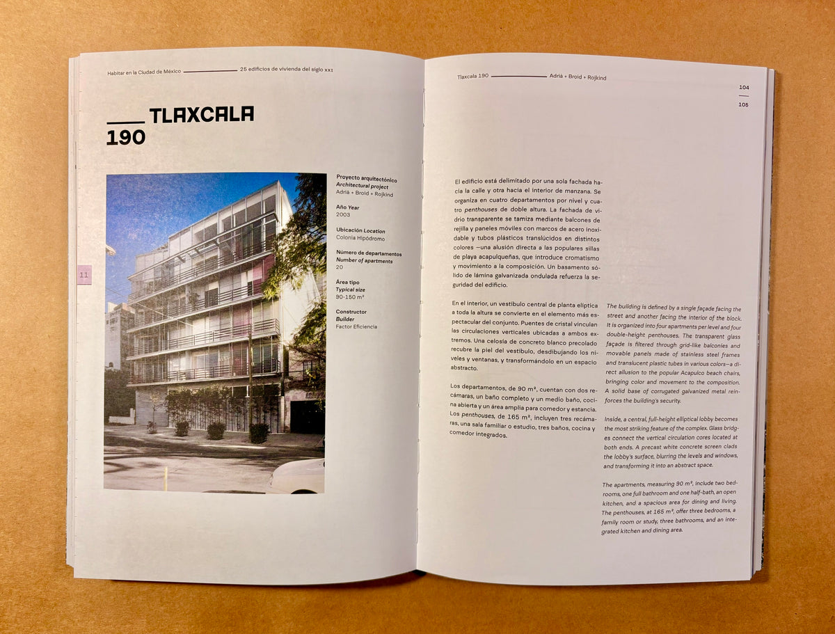 Habitar en la Ciudad de México (Living in Mexico City): 25 edificios de vivienda del siglo XXI