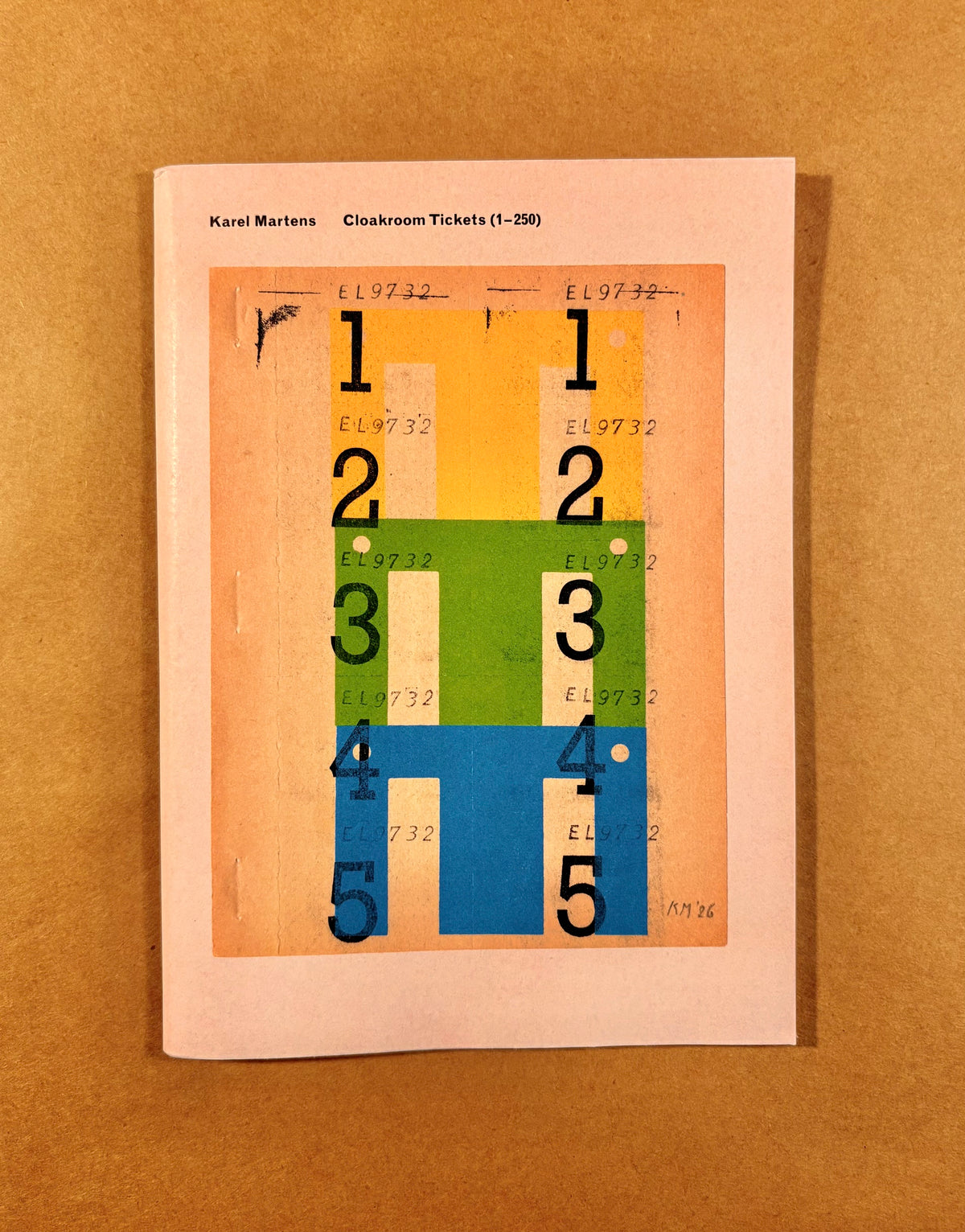 Karel Martens: Cloakroom Tickets