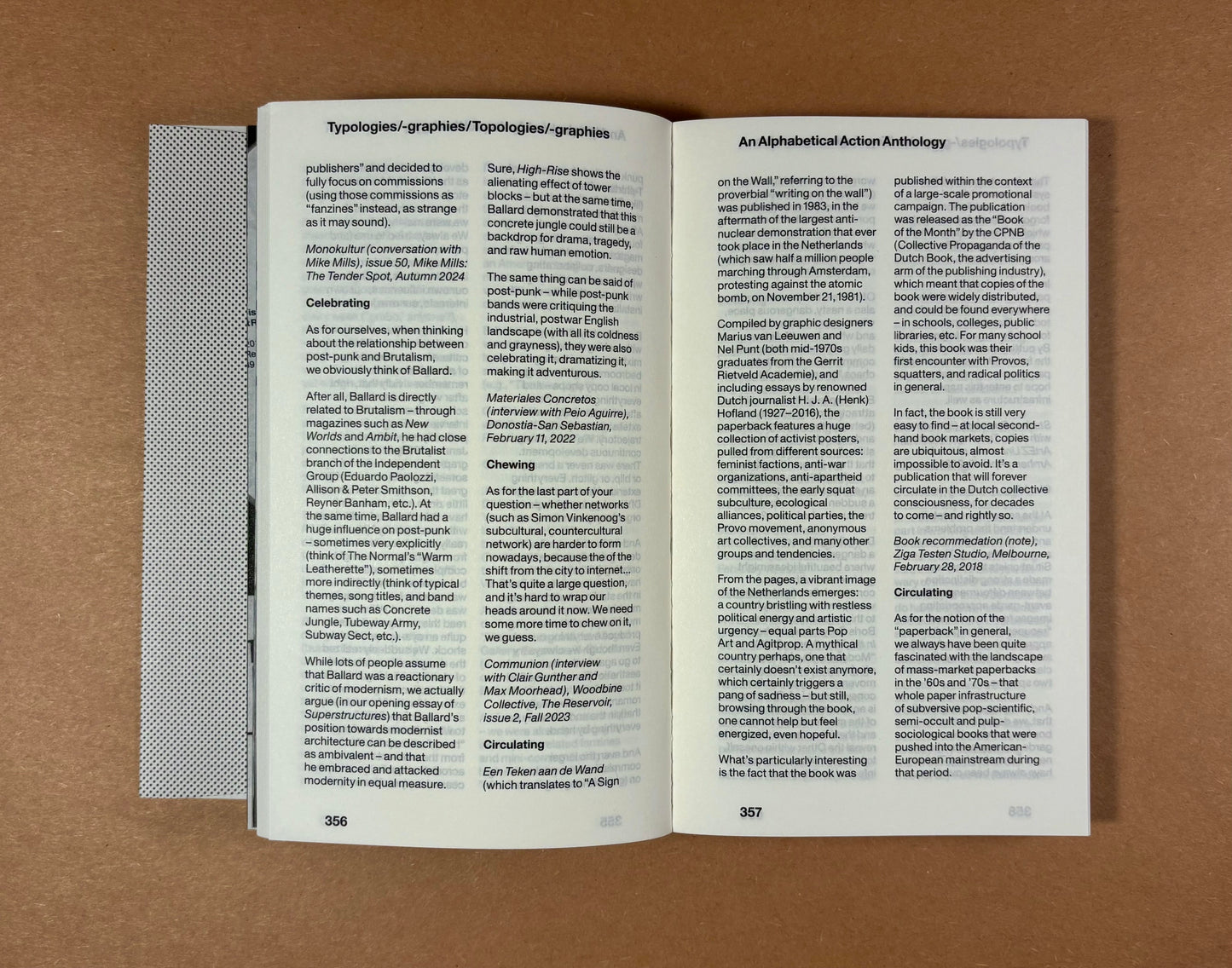 Statement and Counter-Statement vol. 2 (Typologies/Typographies/Topologies/Topographies)