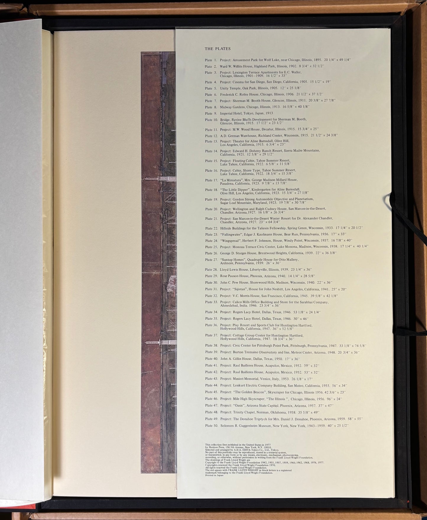 Frank Lloyd Wright: Selected Drawings Portfolio Volume 1