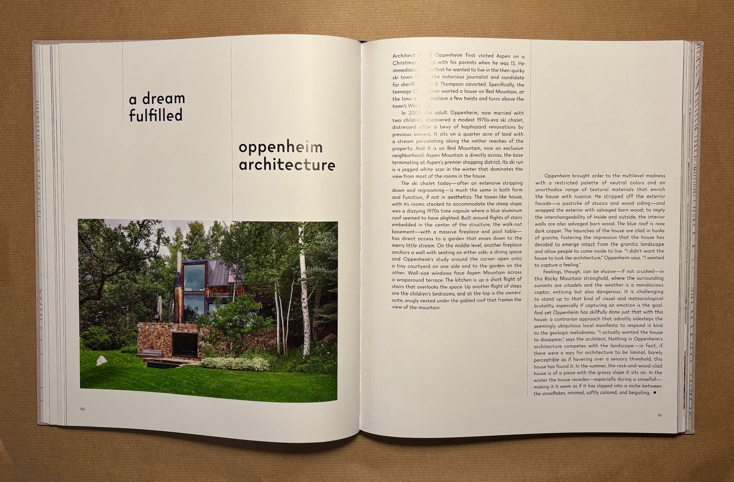 Private Aspen: Modernism in the Mountains
