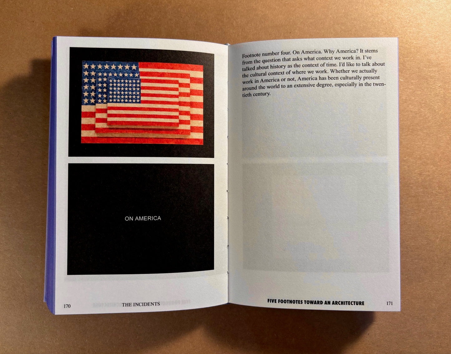 Mark Lee; Five Footnotes Toward an Architecture