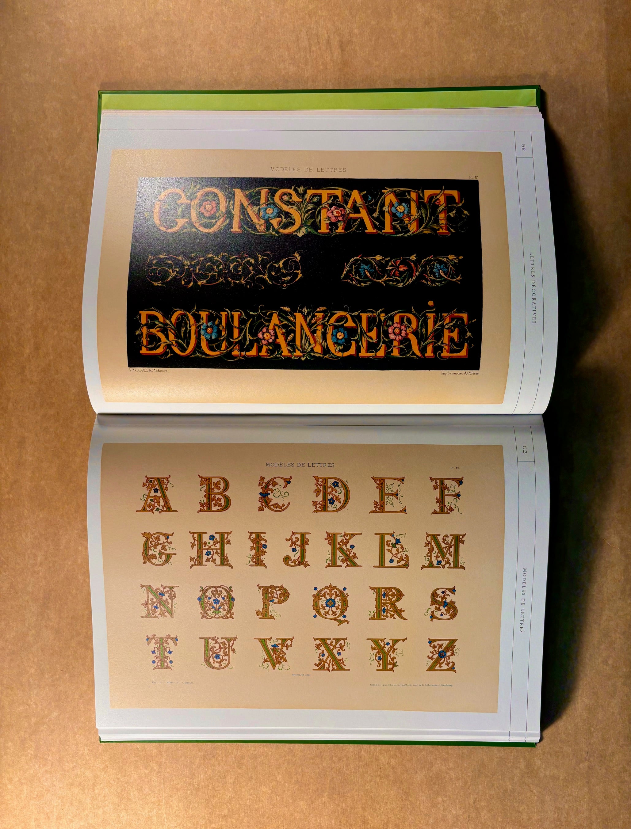 Lettres Décoratives: A Century of French Sign Painters' Alphabets