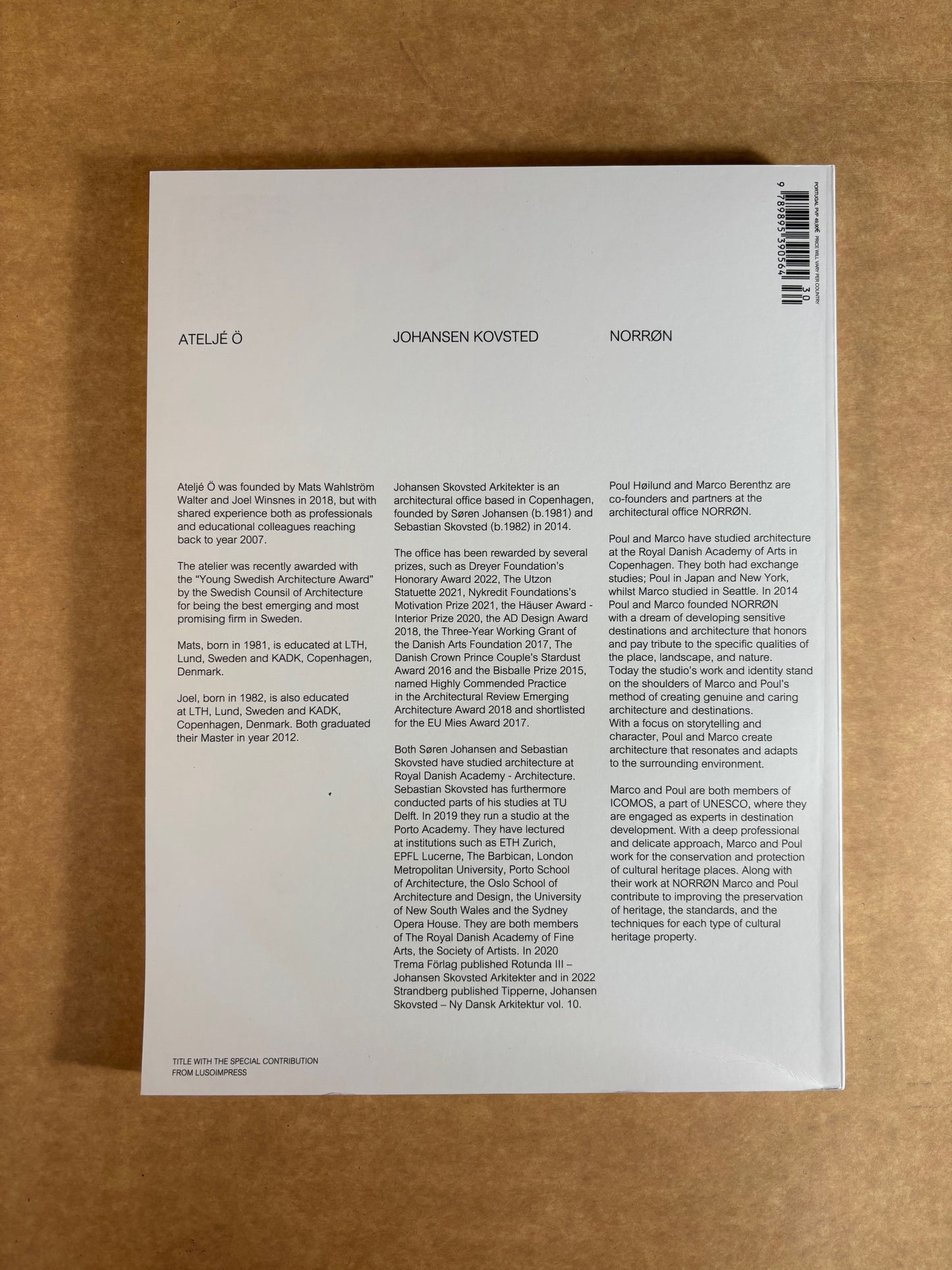 AMAG 30 ATELJÉ Ö | JOHANSEN SKOVSTED | NORRØN