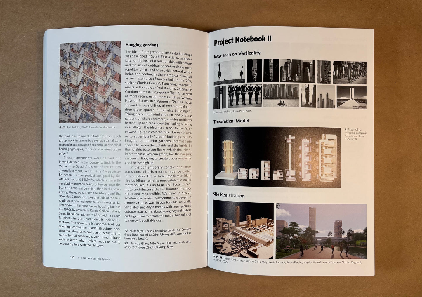 Metropolitan Tower: A Pedagogical Research Initiated by Michel Kagan