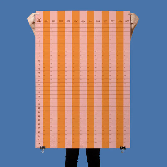 Yearcalendar 2026 Studio EO Stockholm - large Stripe