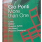 Gio Ponti: More than One: Critic, Editor, Graphic Artist, Architect, Product Designer - COMING NOVEMBER 2025