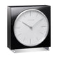 Max Bill Quartz Table Clock - Black