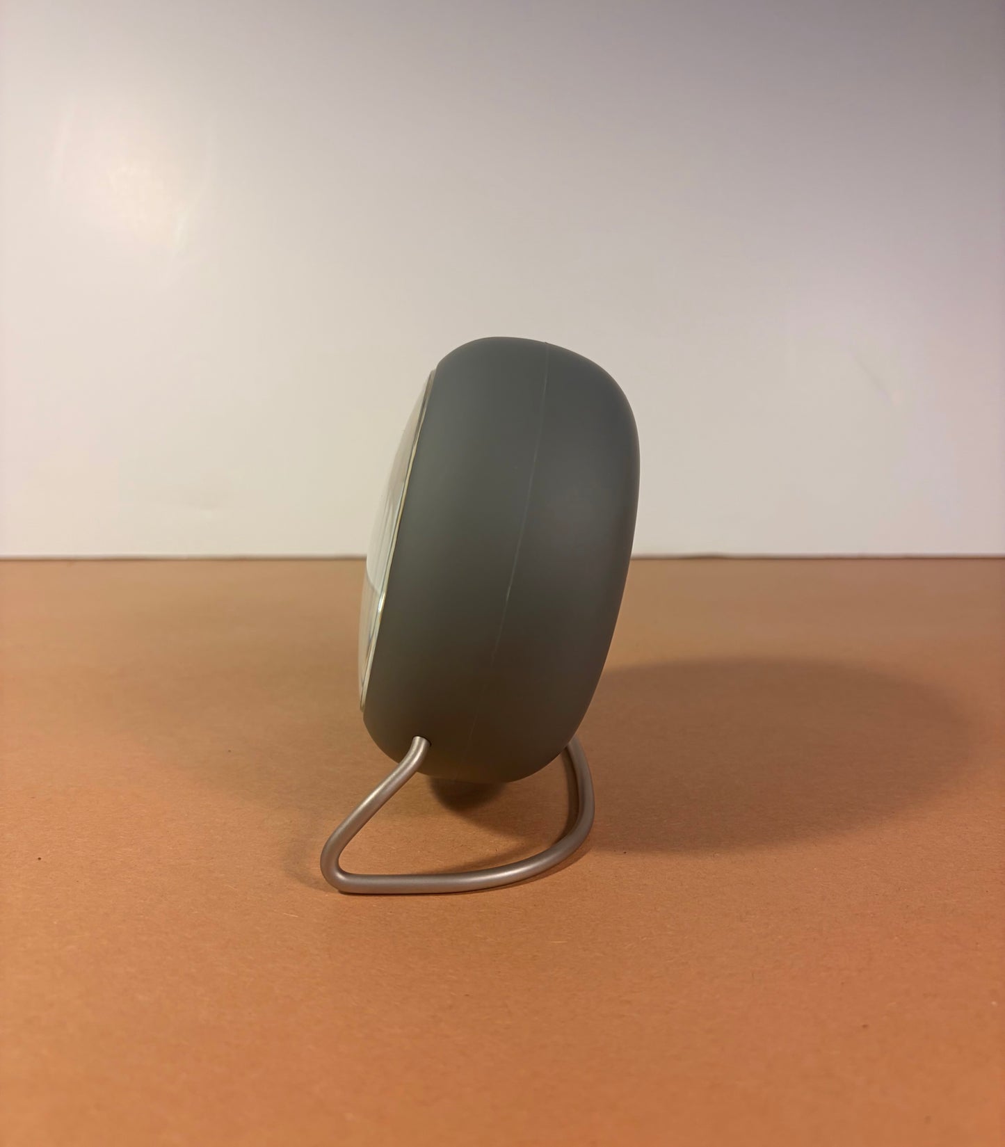Arne Jacobsen Banker's Alarm Clock, Gray/Orange