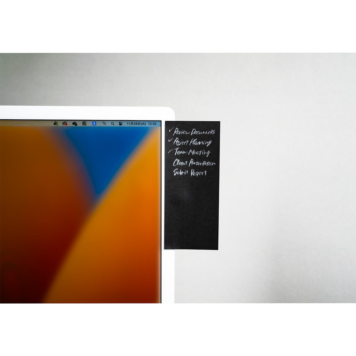 Craft Design Technology Black Adhesive Memo Pad L