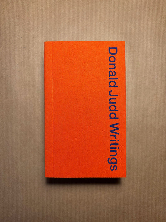 Donald Judd: Writings
