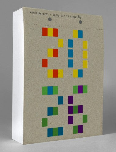 Karel Martens: Every Day Is a New Day – Calendar 2026