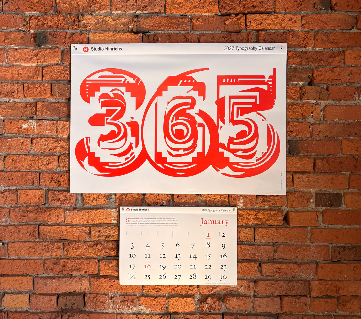 New Calendars of 2027