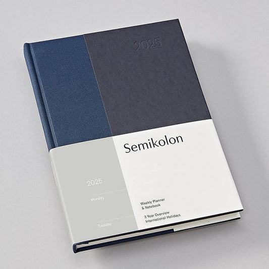Semikolon 2025 Weekly Planner - Midnight