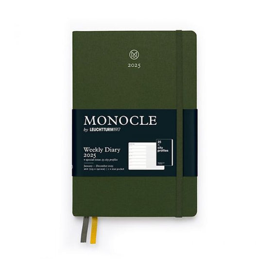 Monocle by Leuchtturm1917 2025 Weekly Planner + Notes - Olive